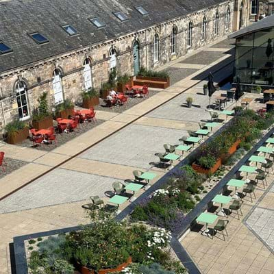 Corten Steel Style Fibreglass Planters